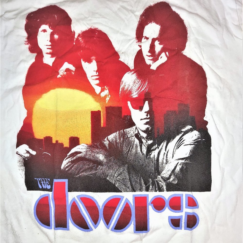 The Doors Jim Morrison psychedelic rock blues rock Official T-Shirt XL NWT - Picture 2 of 2